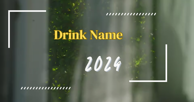 910+ Drink Name Ideas 2024: Signature Energy Soft Tropical