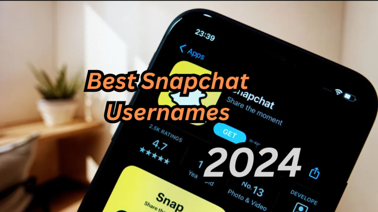 900+ Best Snapchat Usernames Ideas 2024