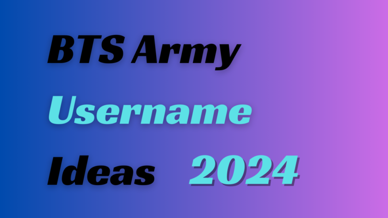 900+ Cool And Funny BTS Army Username Ideas 2024